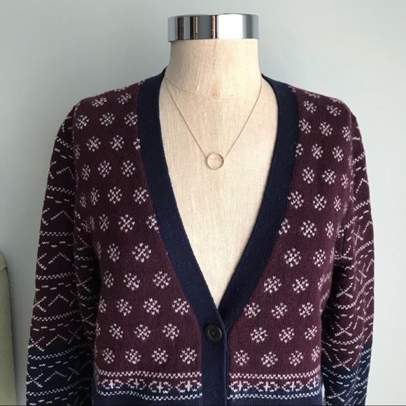 Cozy WOOLRICH Winter Mountain Cabin Wool Cardigan - Picture 3 of 10